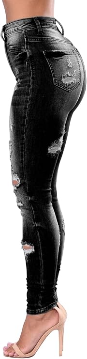 Women’s High-Waisted Skinny Stretch Slim Fit Jeans