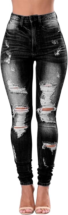 Women’s High-Waisted Skinny Stretch Slim Fit Jeans