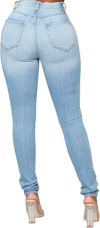 Women’s High-Waisted Skinny Stretch Butt-Lifting Jeans