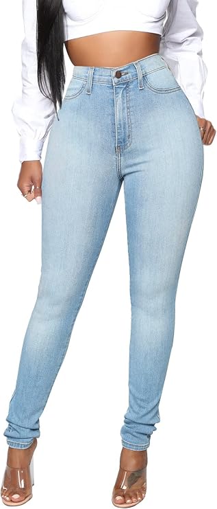 Women’s High-Waisted Skinny Stretch Butt-Lifting Jeans