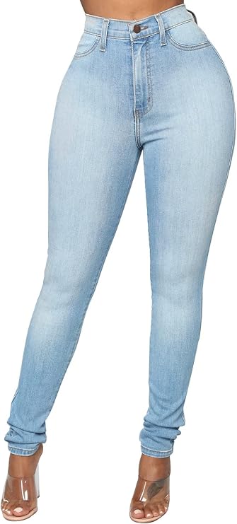 Women’s High-Waisted Skinny Stretch Butt-Lifting Jeans