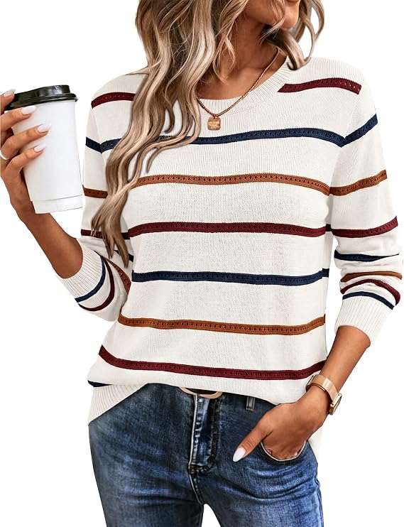 Women’s Hollow Out Knit Sweater | Fall Fashion Top